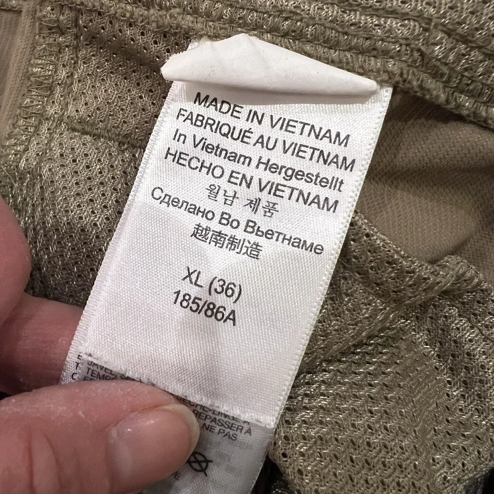 Marmot Arch Rock‎ Pants Mens 36x32 Tan Nylon Cargo Hiking Outdoor Performance